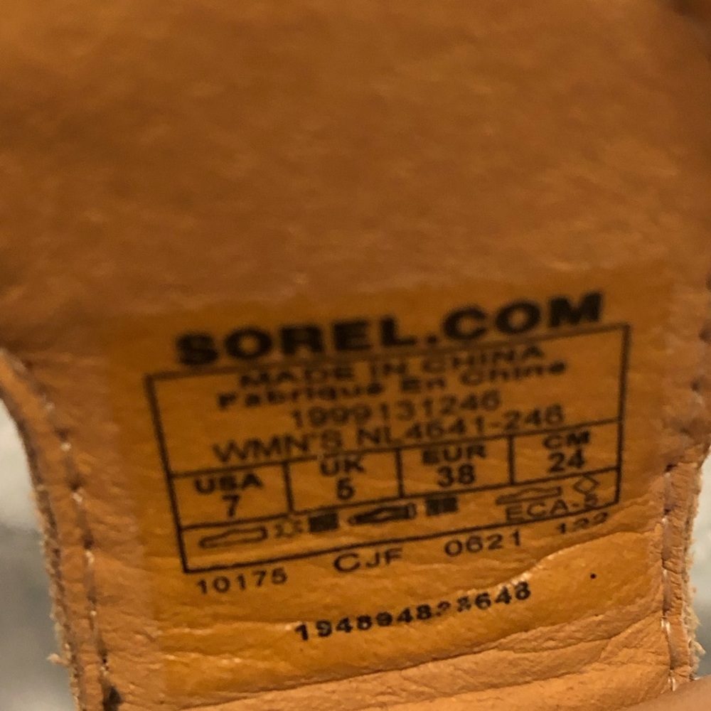 Sorel Cameron Flatform sling back sandal. Size 7. - Picture 11 of 11